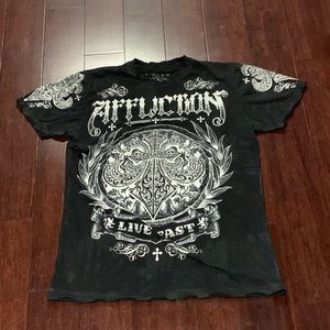 Men’s Affliction T Shirt- Size Large